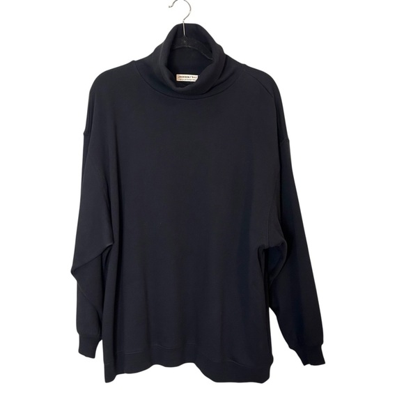 Jackson Rowe Womens' Jupiter Turtleneck Sweatshirt - Black - Picture 2 of 9